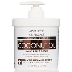 Coconut Oil Moisturizing Cream - White